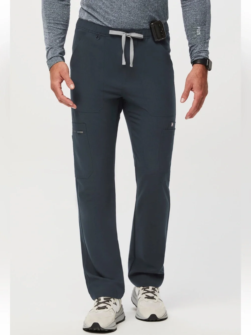 Figs Mens Cairo Cargo Scrub Pants Straight Leg Small